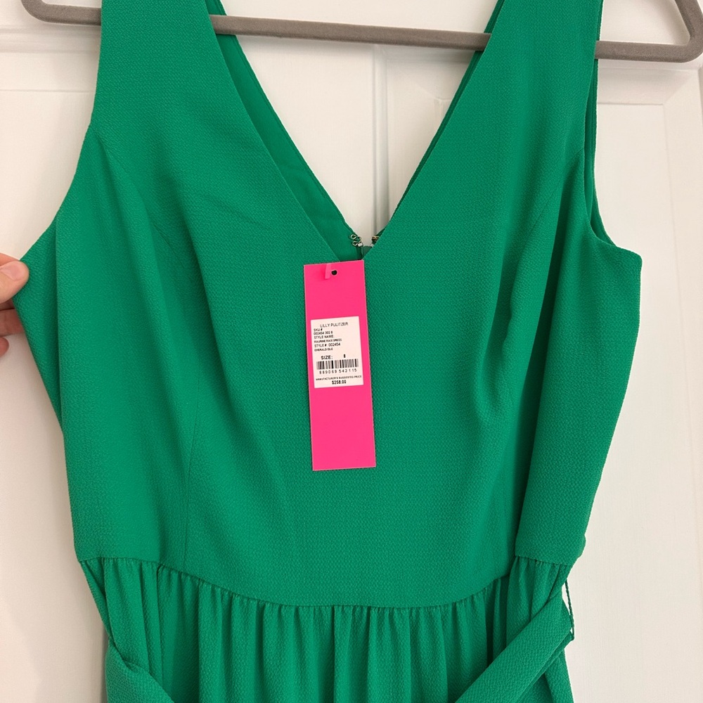 Lilly Pulitzer Maurice Emerald Green Maxi Dress - Picture 14 of 15